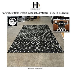 TAPETE KILIM AFRICANO 3 BY KAMY - 3,41m (C) X 2,70m (L)