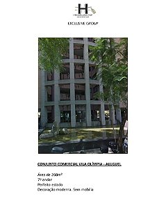 CONJUNTO COMERCIAL VILA OLÍMPIA - ALUGUEL