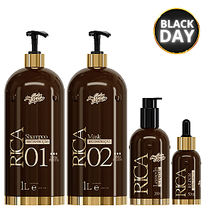 Coleção Rica Tratamento Reconstrutor de Uso Profissional