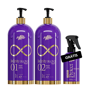 Infinity Blond, Realinhamento Capilar para Blonds + Protect Blond Grátis