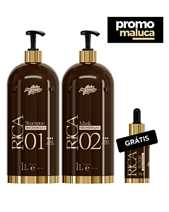 Rica Tratamento Reconstrutor + Elixir Rica Grátis