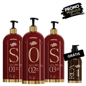 S.O.S PRO + Leave-In rica Grátis.