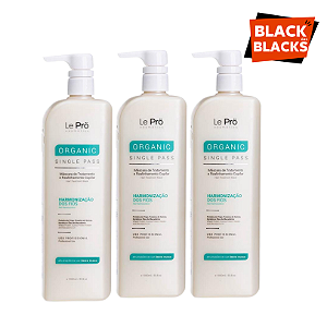 Alisamento Progressivo Organic Passo Único – Le Prö” - Combo 3 Unidades.