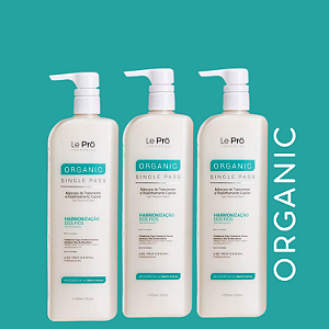 Alisamento Progressivo Organic Passo Único – Le Prö” - Combo 3 Unidades.