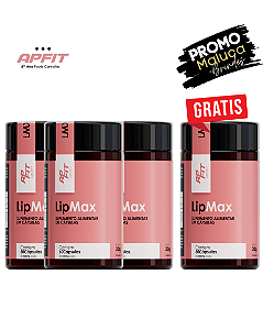 Combo 03 LipMax - Auxilia na Redução da Gordura Abdominal + 1 Grátis LipMax