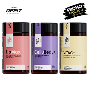 Combo AP FIT suplementar CelluRedux + LipMax + VitaC+