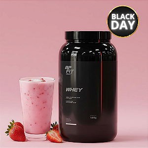 Whey Protein APFIT – Sabor Morango, 900g