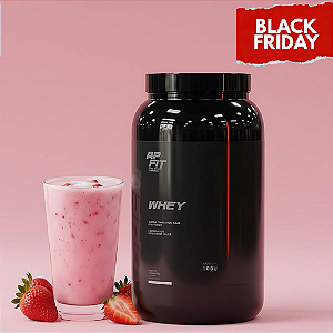 Whey Protein APFIT – Sabor Morango, 900g