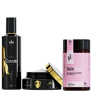 Rabo de Cavalo Home Care + SkinHair – Suplemento Alimentar em Cápsulas