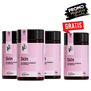 Combo (03) Hair Skin - Pele Cabelo e Unhas + (01) Grátis.