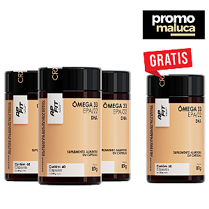 Combo (03) Ômega 3 + (01) Grátis.