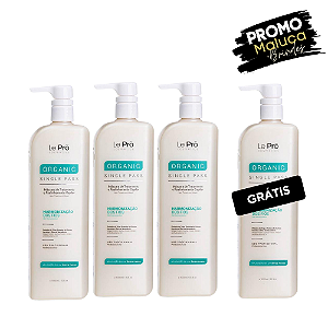Combo 3 Unidades.- Alisamento Progressivo Organic Passo Único – Le Prö” - Grátis 1 UNIDADE Le Prö” OrganiC