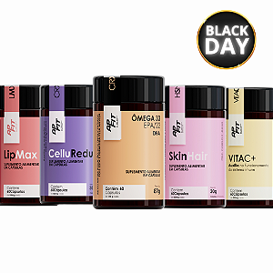 Combo AP FIT CelluRedux + LipMax + VitaC + Hair Skin + Ômega 3