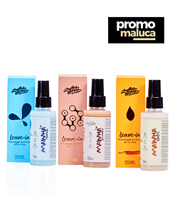 Combo Leave-Ins Mainha Reconstrói, Nutre e Hidrata