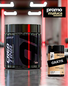 Creatina Monohidratada APFIT– 300g + Grátis ômega-3