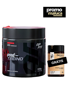Pré-Treino APFIT – Sabor Frutas Vermelhas + Grátis ômega-3