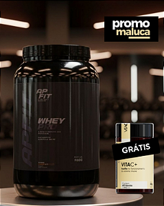 Whey Protein APFIT – Sabor Chocolate, 900g + Grátis Vita C +