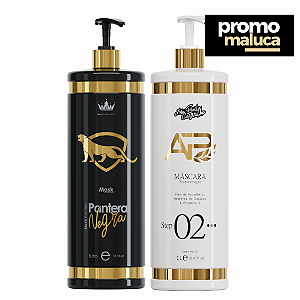 Combo 1 Liso Lambido + Pantera Negra