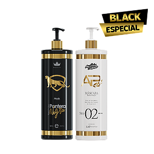 Combo 1 Liso Lambido + Pantera Negra