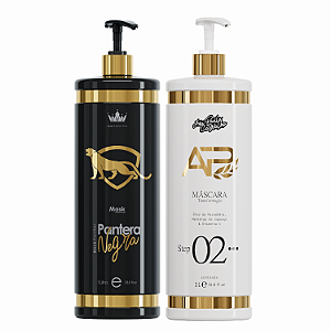 Combo 1 Liso Lambido + Pantera Negra