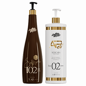 Combo 2 passo 2 do Liso Lambido + LL Supreme