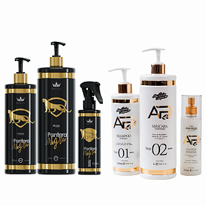 Combo Kit Completo Liso Lambido + Pantera Negra