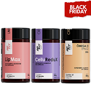 Combo Emagrecimento Inteligente CelluRedux + LipMax + Omega 3