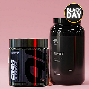 Combo Massa e Definição Whey Protein APFIT – Sabor Morango + Creatina