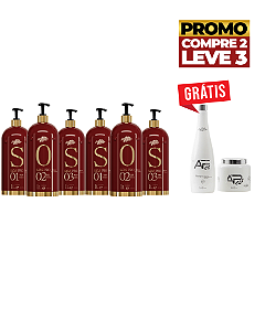 Compre 2 SOS Pro - Ganhe 01 Papoco de Liso
