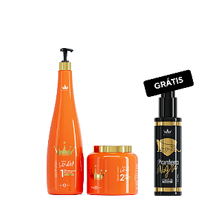 Rainha Luxury - Tratamento Profissional + Leave-In do Pantera Negra Grátis.