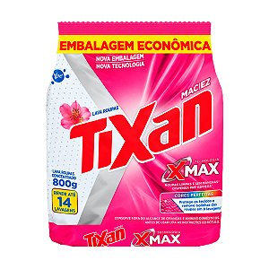 Sabão em Pó Tixan Xmax Maciez 800g