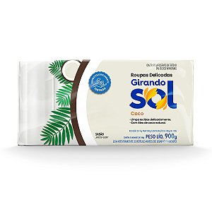 Sabão em Barra Girando Sol Coco 900g - 5un