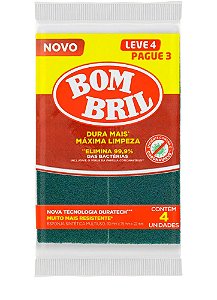 Esponja Multiuso Amarela Bombril Pague 3 Leve 4