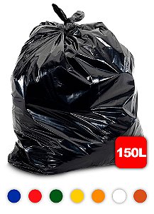 Saco de Lixo 150L com 100 Unidades