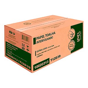 Papel Toalha Interfolha Ipel Ultra Dry 38g - 22,5cmx20,5cm - 2000 Folhas