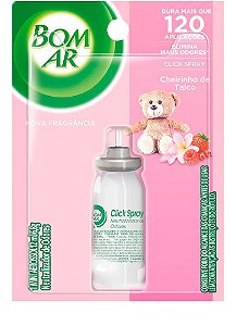 Refil Click Spray Cheirinho de Talco Bom Ar 12ml