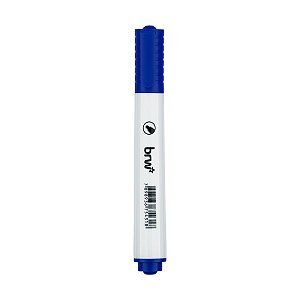 Marcador para Quadro Branco Ponta Redonda Azul BRW