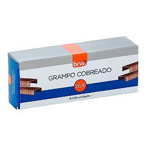 Grampo Cobreado 26/6 BRW 5000 Un