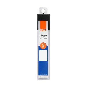 Lâminas para Estilete 9mm BRW c/10
