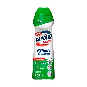 Saponáceo Cremoso Sapólio Radium Limão 250ml