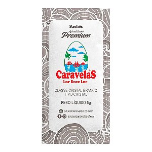 Açúcar Sachê Cristal Premium Caravelas 400x5g