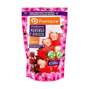 Refil Sabonete Líquido Premisse Morango e Hibisco 450ml
