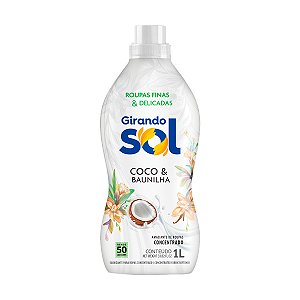 Amaciante Concentrado Girando Sol Coco e Baunilha 1L