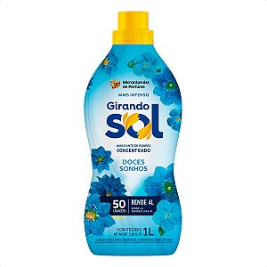 Amaciante De Roupas Concentrado Doces Sonhos Girando Sol 1L