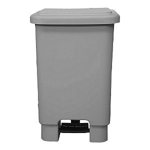 Lixeira Bralimpia com Pedal Cinza 50L
