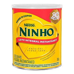 Leite em Pó Ninho Integral Instantâneo Lata 380g