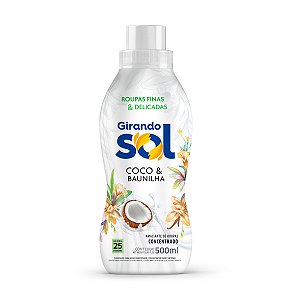 Amaciante Concentrado Girando Sol Coco e Baunilha 500ml