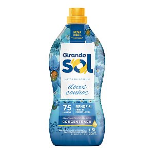 Amaciante De Roupas Concentrado Doces Sonhos Girando Sol 1,5L