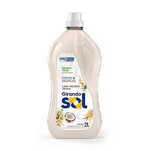 Lava Roupas Girando Sol Coco e Baunilha 2L