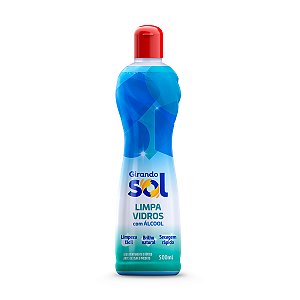 Limpa Vidros com Álcool Girando Sol 500ml